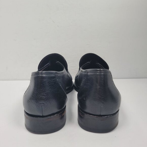 Magnanni Men's Black Genuine Leather Loafers US Size 10 EU 43 - Picture 4 of 8